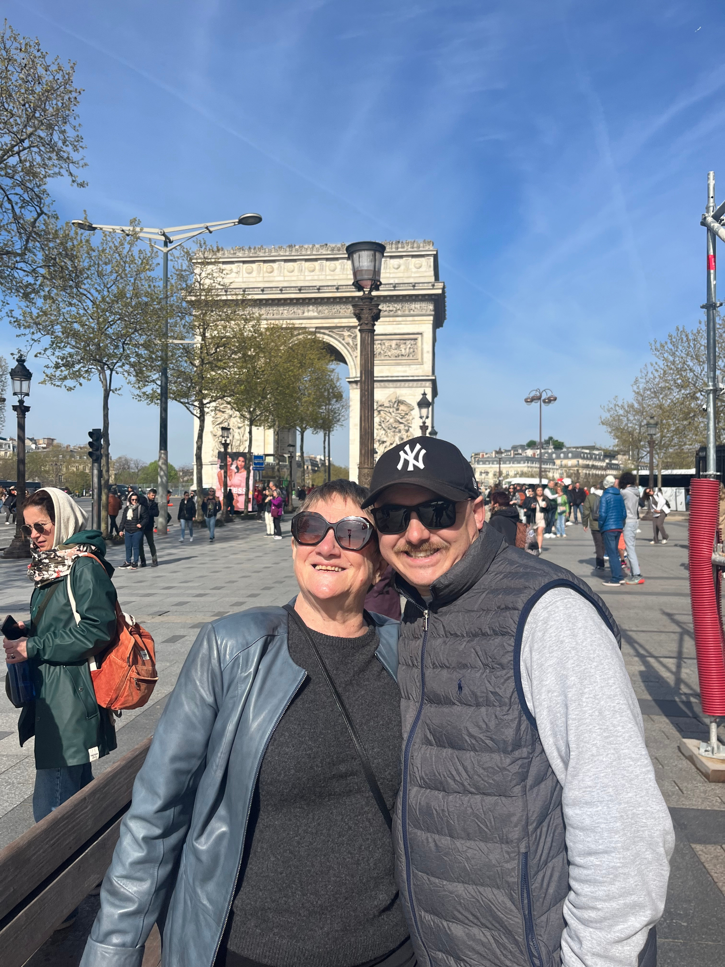 Ben Parker with Marsha in Paris